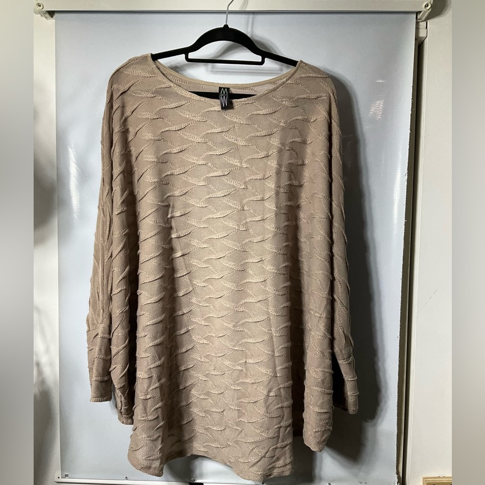 Dressy Shirt - Plus - Cream